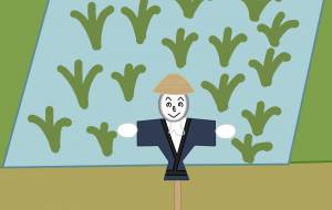 案山子と田んぼ - アクター