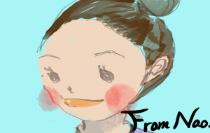 お団子頭の女の子 - nao.k