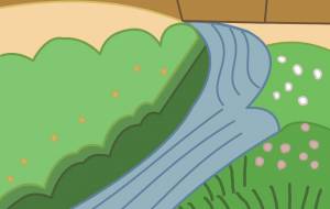 春の小川の風景 - アクター