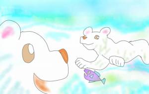 北極グマ - おかず