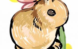 うさぎと花と - ふたばりく