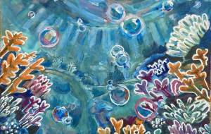 海の記憶 - 【イベント】リコモス✕障がい者アート協会 第1回障がい者アートチャレンジ