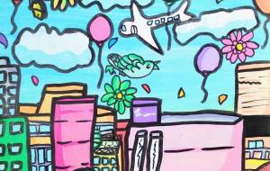 青空晴れ渡る街 - ましゅまろまかろん