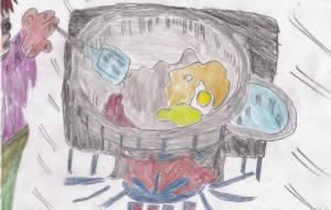 料理する男性。 - 上原碧桜