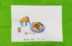 脂が多い朝食 - ひろ