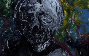 old silver skull - AKIRA