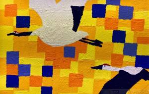 鶴 - いしだちょこ