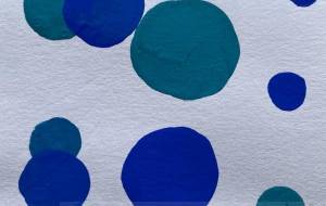 青と深緑の丸。2 - Eri