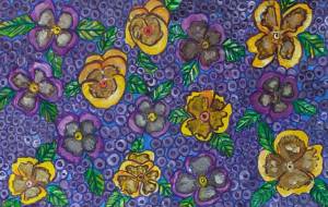 パンジーとブルーベリー - satti