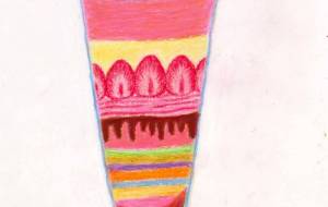 イチゴのパフェ - しろいうさぎ 