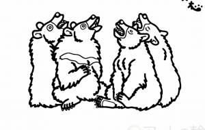 ヒマラヤツキノワグマとアメリカクロクマ - シマハイエナ