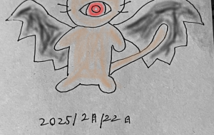 羽の生えた一つ目の猫 - cocoa remon