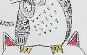 ネコとフクロウ - KAZUO