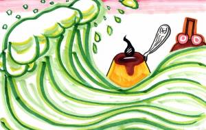 プリンの山とメロンソーダの波 - とくすけ