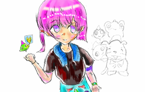 四月ですね。桜髪桜子 - ユキ47アスタ