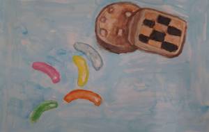 クッキー、ゼリービーンズ - まかろんちゃん