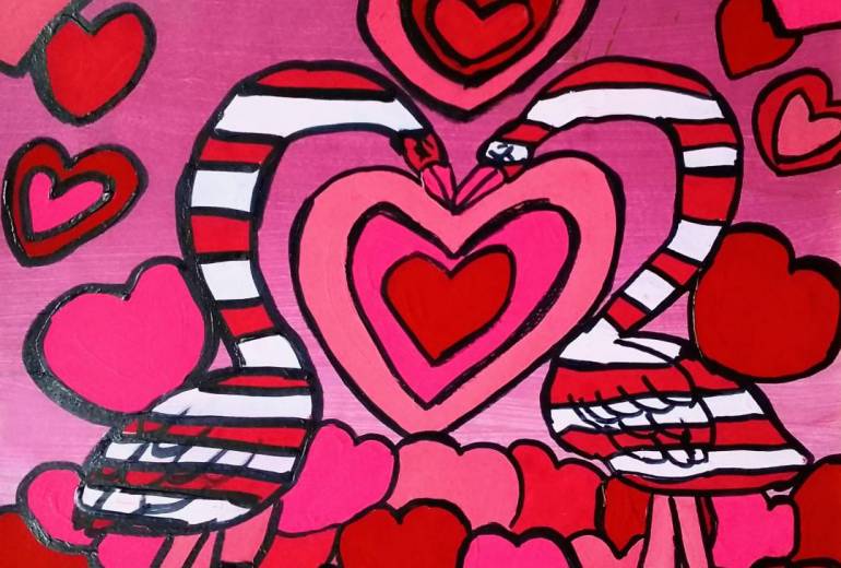 愛のフラミンゴ