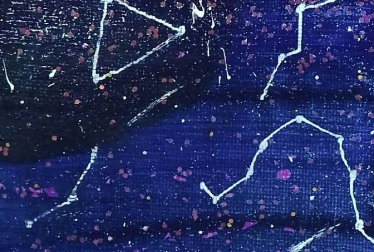 夜空に煌めく星座