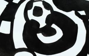 モノクロ幾何学模様世界 - ましゅまろまかろん