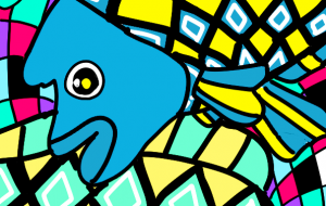 サイケデリックナポレオンフィッシュ - ましゅまろまかろん