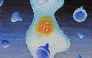 「漏斗の罪悪」のための表紙絵 - 大坪命樹