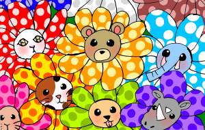 アニマルフラワー - ましゅまろまかろん