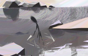 探し物中 - 水平器