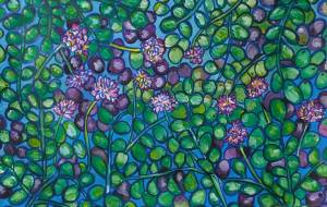 蓮華とオリーブの実 - satti 