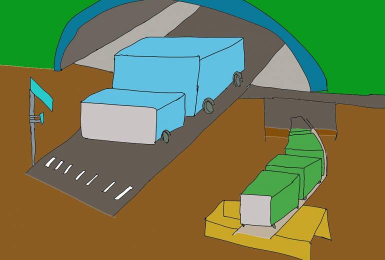 トラックと地下鉄