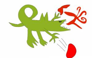 ドラゴン(緑) - コーヒー大好き