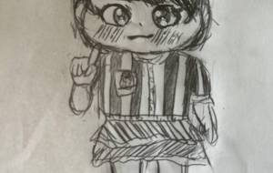 いちごをモチーフにしたミニキャラの女の子 - haruka