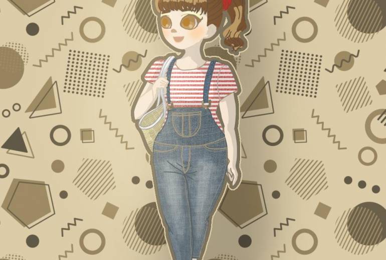 ファッションイラスト１０