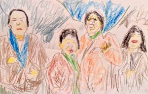 息子の奥さんの親と花見 - bru 