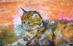 夕暮れの仔猫 - 萩原克典