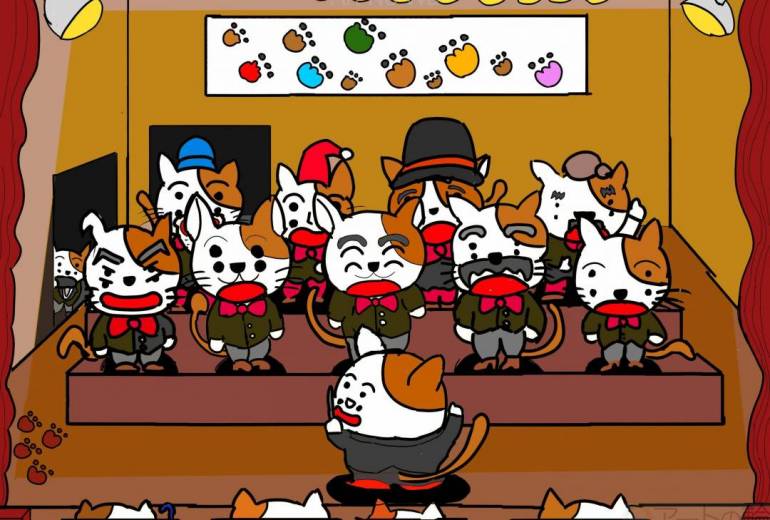 四ツ目猫の合唱団
