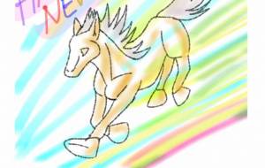 金銀馬 - ネットスクウェアNET年賀状 ✕ 障がい者アート協会【2026年午年年賀状】 NS2026 