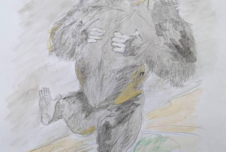 ゴリラのダンス