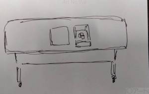 机のスケッチ - ゆず