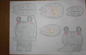 033カエルとカタツムリ - シュン