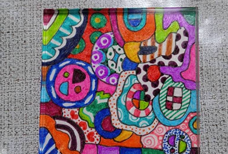 希望(手作りマグネット)