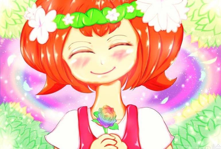 虹色笑顔