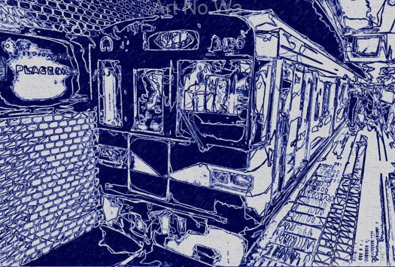 なんちゃってボールペンスケッチ画_試作版