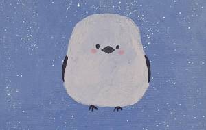 シマエナガ - 葉 