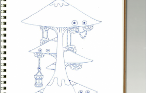 キノコの建物 - issei