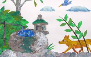 狐の水飲み場 - タケ 