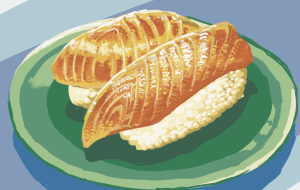 サーモンのお寿司 - Hagane 