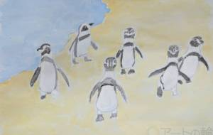 ちょこちょこ歩きのペンギンたち - Miyumomo 