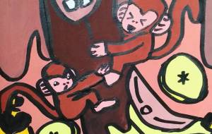 チョコがけバナナハウス - ましゅまろまかろん