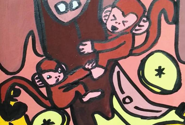 チョコがけバナナハウス