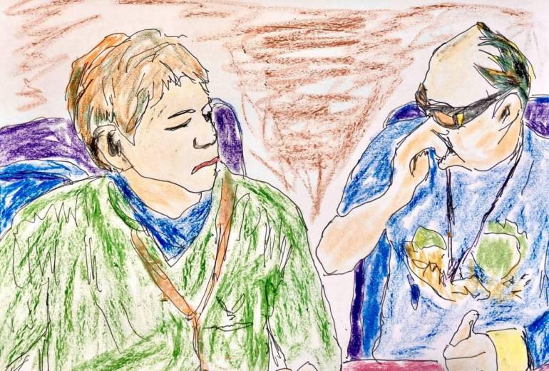 失語症友の会で